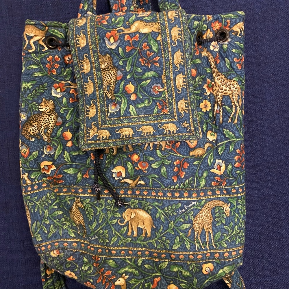 Vera Bradley Backpack in Animal Kingdom Rare